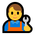 👨‍🔧 man mechanic display on Windows